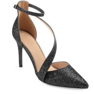 Journee collection women's "zeta" black stilleto